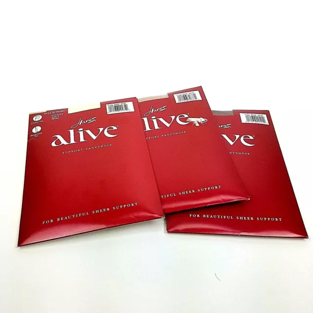 Hanes 810 Alive Control Top Pantyhose Size A Full Support Barely