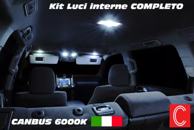 Kit Full Led Interni Nissan Qashqai Kit Completo Canbus No Error 6000K