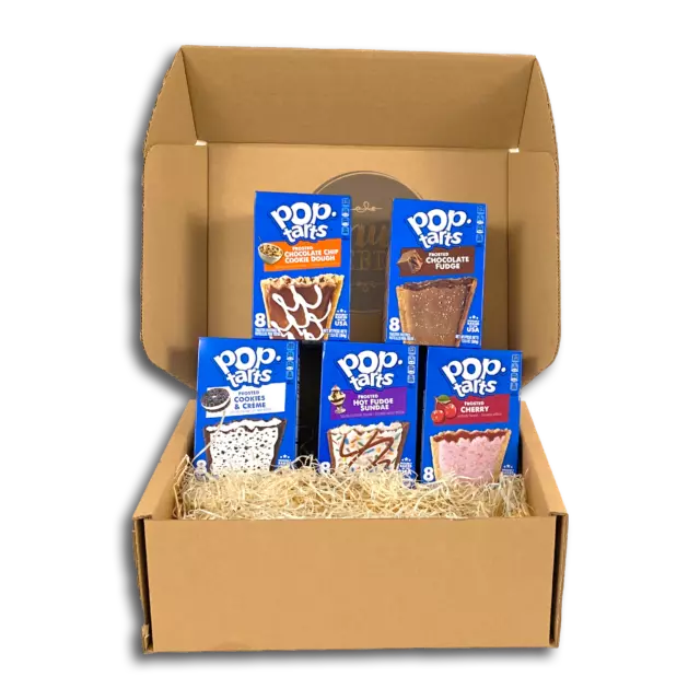 (22,75 EUR/kg) Genusslebenbox mit 5x Pop-Tarts im bunten Mix, 1920g Süßigkeiten