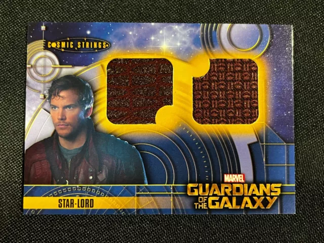 2014 UD Marvel Guardians of Galaxy Cosmic Strings Star-Lord CS-1 Patch Card AA