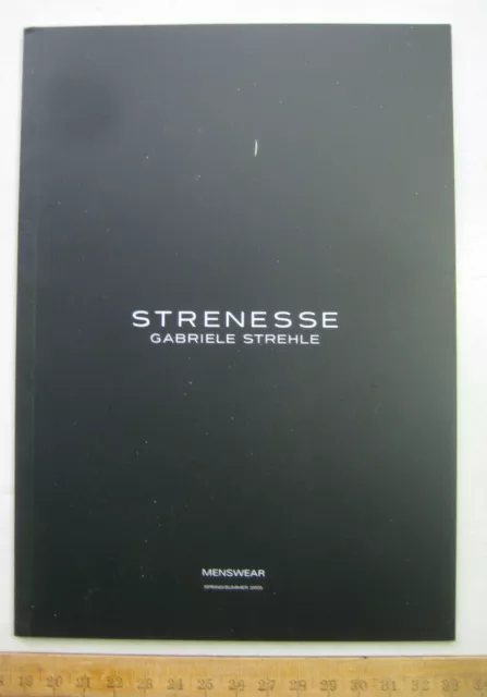 Vintage Strenesse Menswar 2005 Modekatalog Herrenmode Accessoires Schuhe Taschen 2