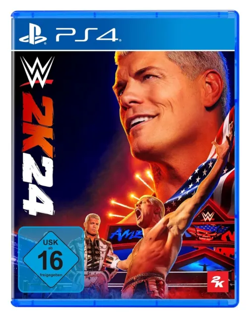 WWE 2K24 (PS4 - Disc) (NEU & OVP) (UNCUT) (Blitzversand)