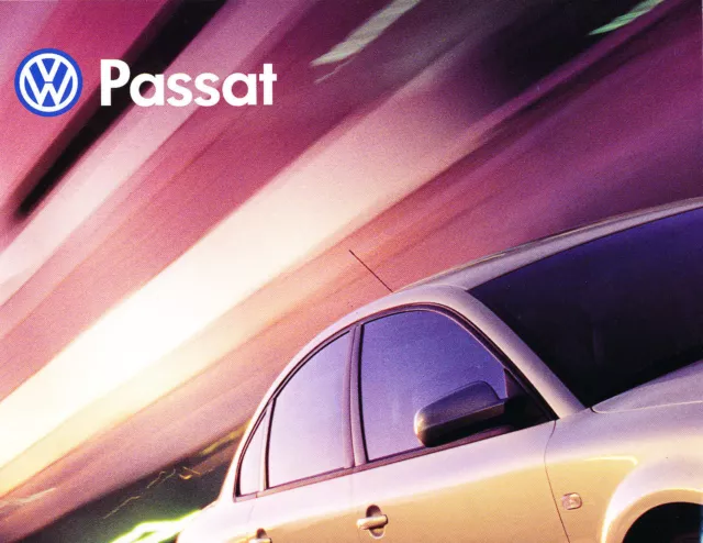 2000 VW Volkswagen Passat Original Car Sales Brochure