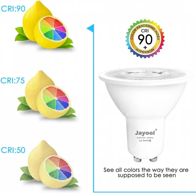Jayool GU10 LED Light Bulbs, Dimmable 5W Colour Changing Spot Warm White 2