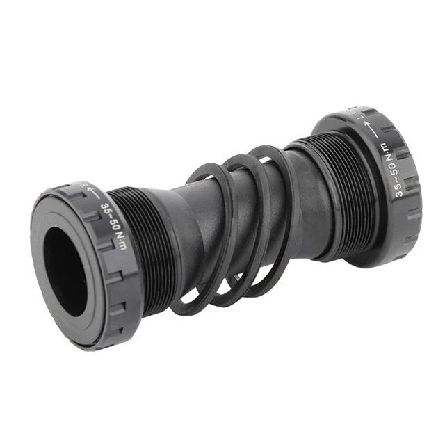 Jauarta Support Inférieur fileté Conique carré de Vélo BSA pour Gros Vélo de Neige 80 * 142 * 155 * 177mm (80 * 142MM
