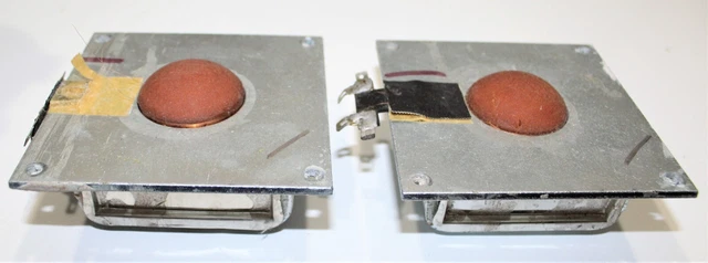 Fisher Radio (United Speaker) Soft-Dome 1-1/2-inch Tweeters (2) For Repair Fisher Radio (United Speaker) Soft-Dome 1-1/2-inch Tweeters (2) For Repair