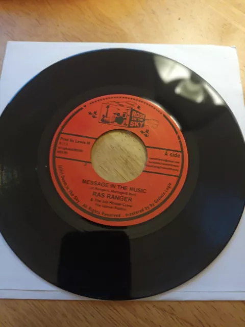 Ras Ranger & the Inn House Crew 7" Record Vinyl Single