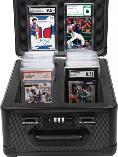 CASEMATIX XL Graded Card Case Compatible with 160+ BGS PSA FGS