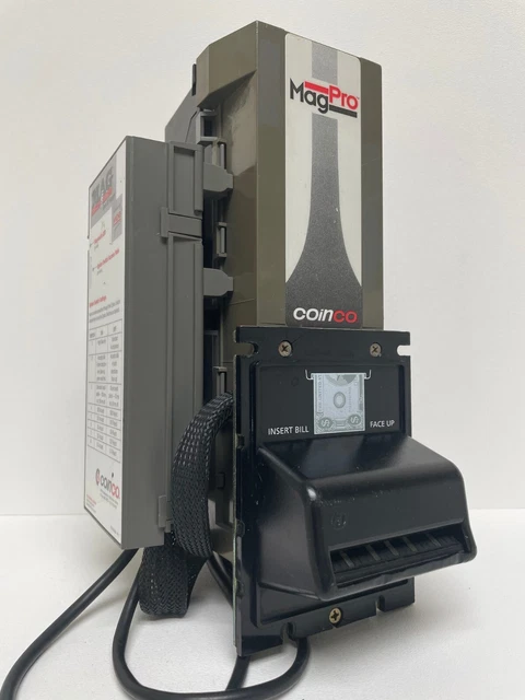 Coinco MAG50B/MAG30B Bill Acceptor - Refurbished, Accepts $1 Bills Only, 117DC/24V