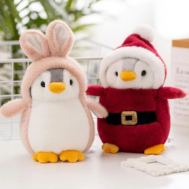 Snowman Pretending Rabbit Dinosaur Stuffed Cartoon Animal Penguin Plush Doll