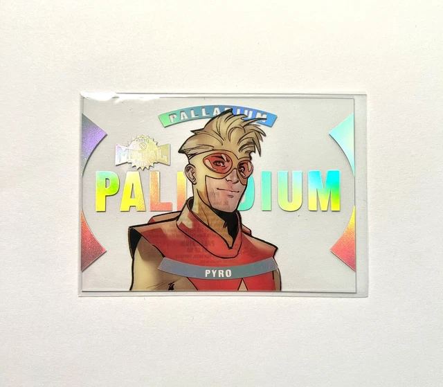 2021 2020 UD Marvel X-Men Metal Universe Palladium Card - #37 PYRO