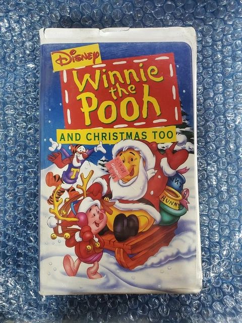 WINNIE THE POOH and Christmas Too (VHS, 1997) Disney Clamshell Case $1. ...