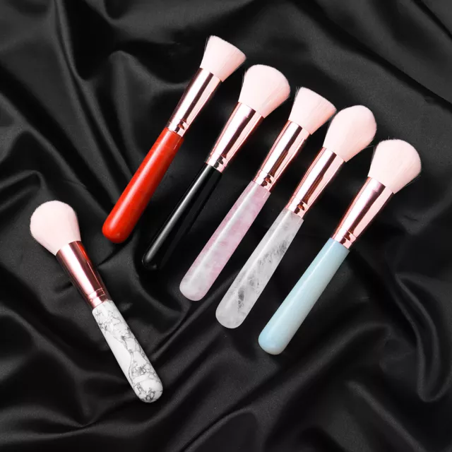 1PC/3PC Crystal Massage Stick Makeup Face Powder Foundation Blush Brush Tool Set