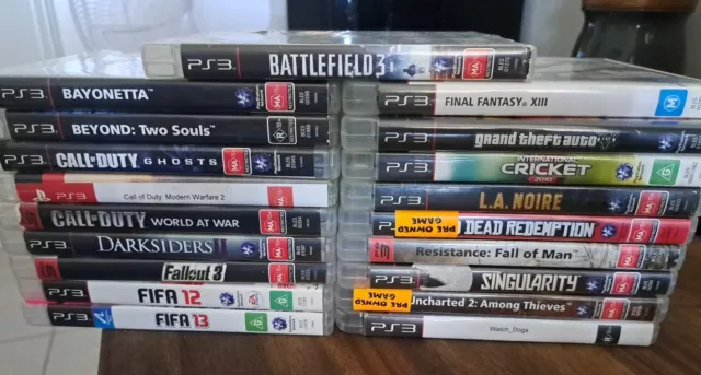 PS3 Games Bulk Bundle -  GC/VGC  |  Mostly CIB  |  Tested Working  |  No Dupes