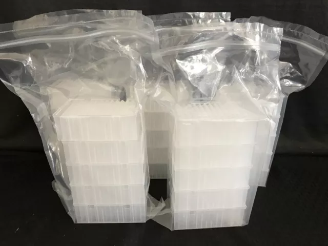 (25 Pc) Polypropylene 96 Deep Well Assay Storage Block Plates Square V-Bottom