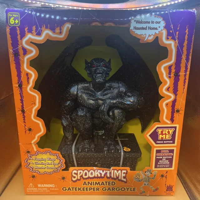 Halloween 1996 Animated Gargoyle Gatekeeper - Sound - Motion Activated