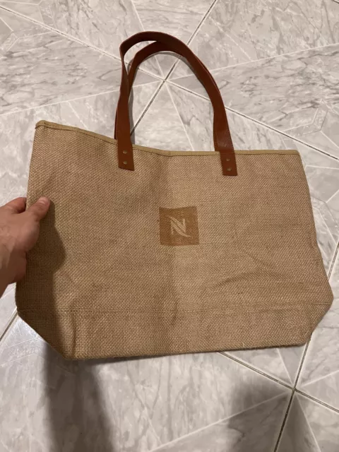 Borsa Mare Nespresso Manici Nuova Mai Usata