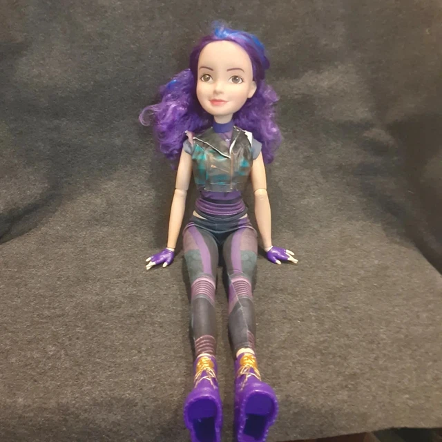 DISNEY DESCENDANTS 2 Mal Doll 28 inches Tall Purple Hair Toy