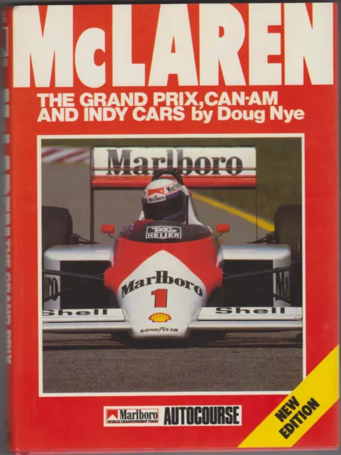 McLaren Grand Prix, Can-Am & Indy Cars Doug Nye 1988 New Revised Edition