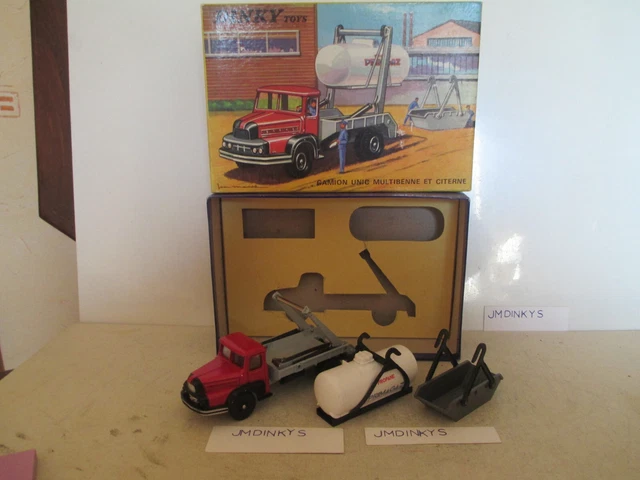 Dinky Toys France Echelle 1/43 Camion Unic multibenne avec citerne No
