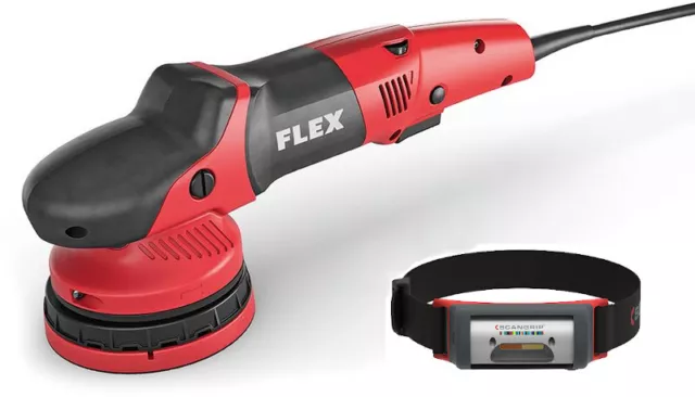 Flex Xce 10-8 125 Polissage Excentrique 418.072 + Poignée Scan I-Match 2 03.5446