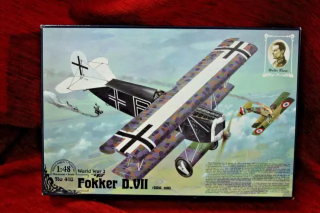 1:48 Roden 418 - Fokker D.VII ( OAW) ''Walter Blume''  OVP