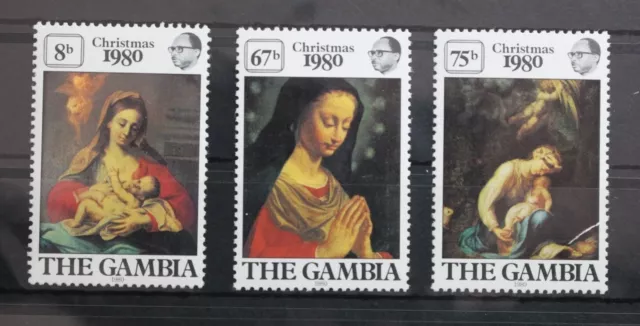 Gambia 415-417 Mint Christmas Christmas #ST427