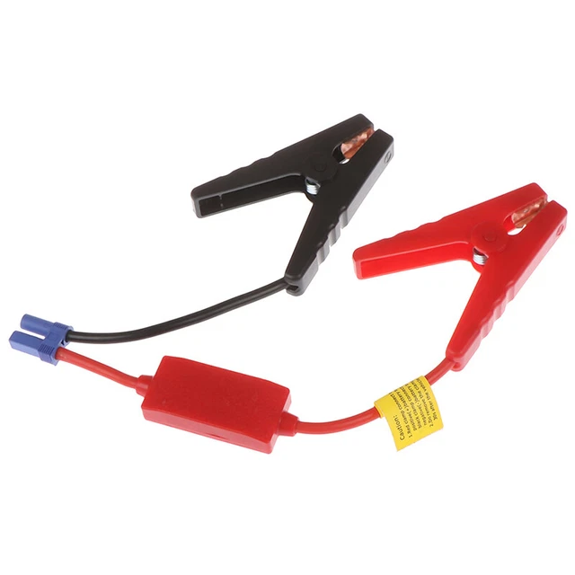 BOOSTER CABLE JUMPER Clamp Car Battery Jump Starter Prevent Reverse Cha