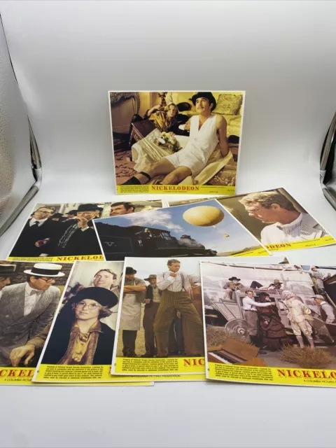 Nickelodeon 1976 Lot Of 8 Lobby Movie Cards Burt Reynolds