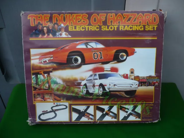 IDEAL DUKES OF Hazzard Electric Slot Car Racing Set Boxed Cars Need Repair 34.99 PicClick UK