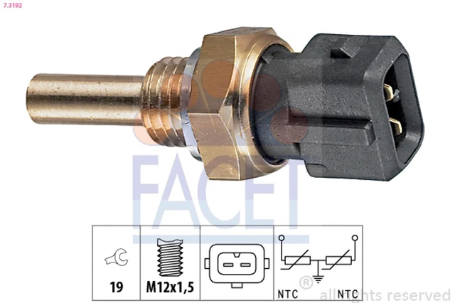 Refrigerante Acqua Sensore Temperatura Made in Italy - OE Equivalent FACET 7.3192