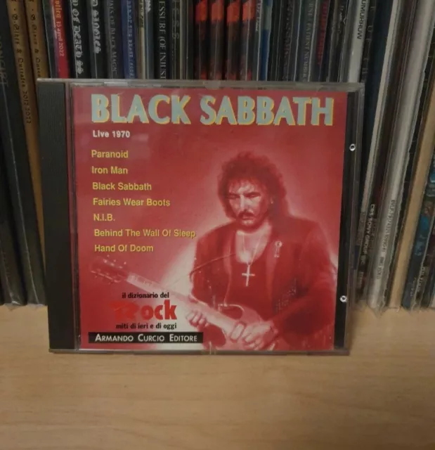 Black Sabbath Live 1970 Paranoid Cd Italy
