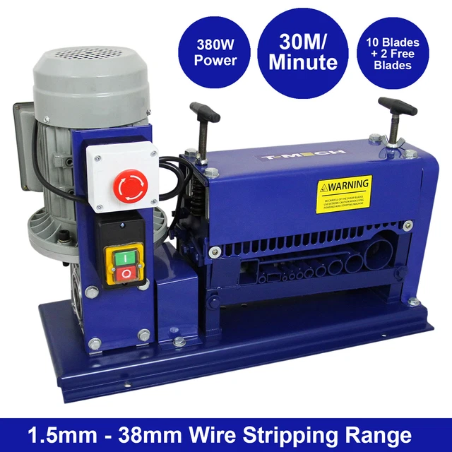ELECTRIC WIRE STRIPPING Machine Automatic Cable Stripper Powered 1.5 ...