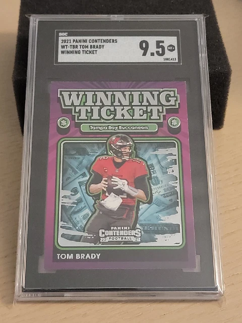 2021 Panini Contenders - Winning Ticket #WT-TBR Tom Brady SGC 9.5