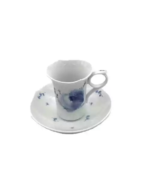 MEISSEN #5 Cup & Saucer white