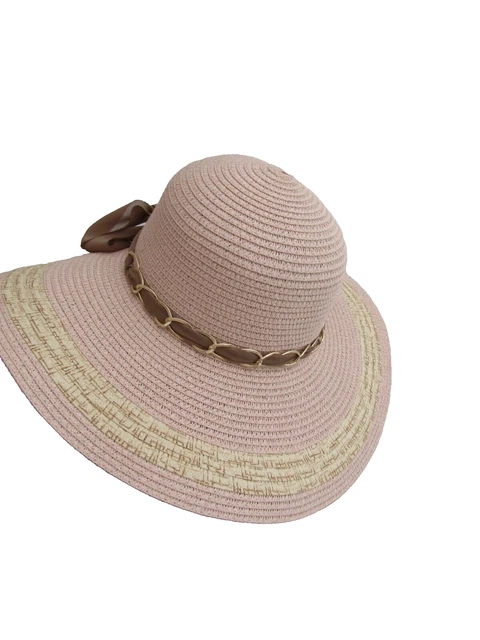 Corps de chapeau capeline en paille, papier torsadé
