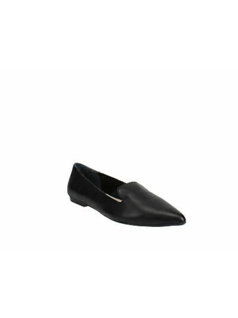 ALFANI Womens Black Step 'N Flex Technology Poee Slip On Leather Loafers 8 M