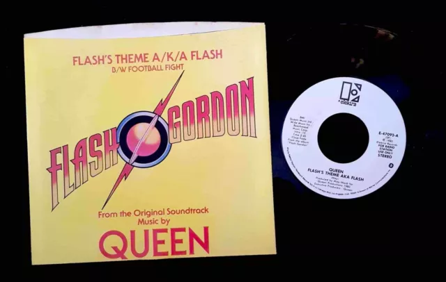 Queen - Flash's Theme AKA Flash / Flash's Theme AKA Flash 7" PROMO from USA 1981