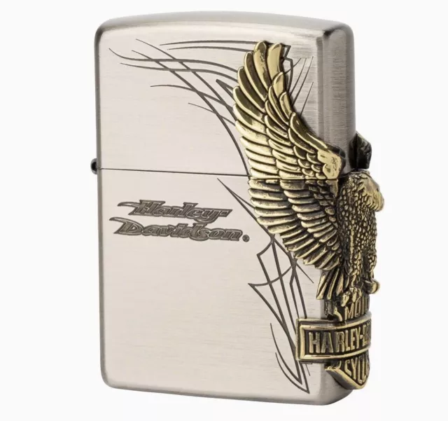 Japan Limited ZIPPO Harley-Davidson Modèle 3 côtés latéraux en métal HDP-66