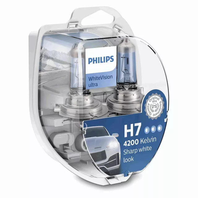 12V Car Bulb H7 55W PX26d LongLife EcoVision Tuning, Philips