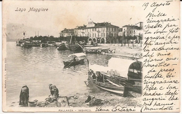 Pallanza  ( VB )  Imbarco    n.1a