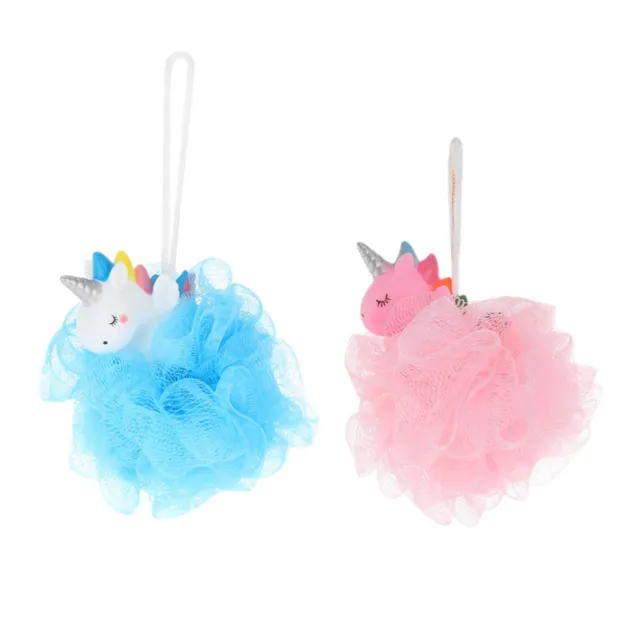 Bola de baño deportiva unicornio luffa esponja ducha polvo toalla de baño