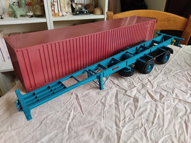 Jouet Camion Porte-conteneurs SURENHAP - Modèle Pull Back Amovible