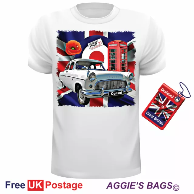 Car Art Design Classic Consul MK2 T Shirt Can Be Personalised Unofficial