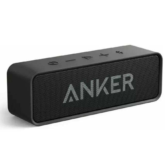 Anker Soundcore Bluetooth Speaker Loud Stereo Sound 24H Play 66ft Range Black