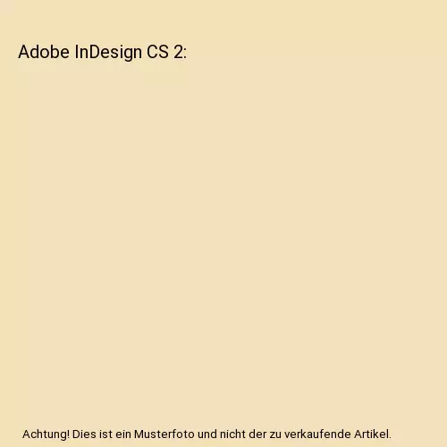 Adobe InDesign CS 2, Sven Thamphald, Orhan Tancgil