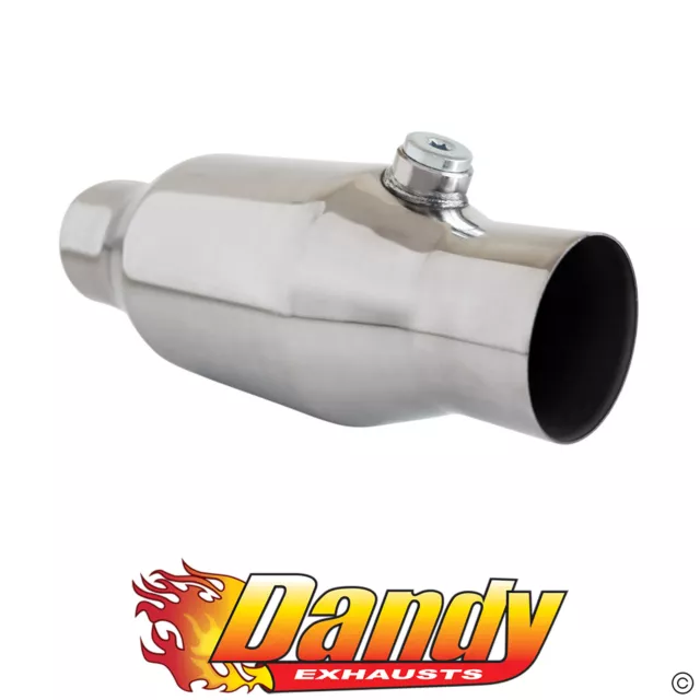 2.25 Inch 200 Cell High Flow Performance Catalytic Converter - Metal Core 280mm