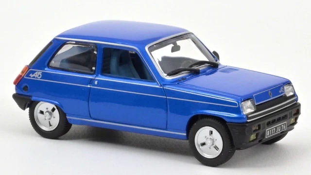 Miniature Peugeot 104 S Bleue – Échelle 1:18 – Norev – Modélisme Statique