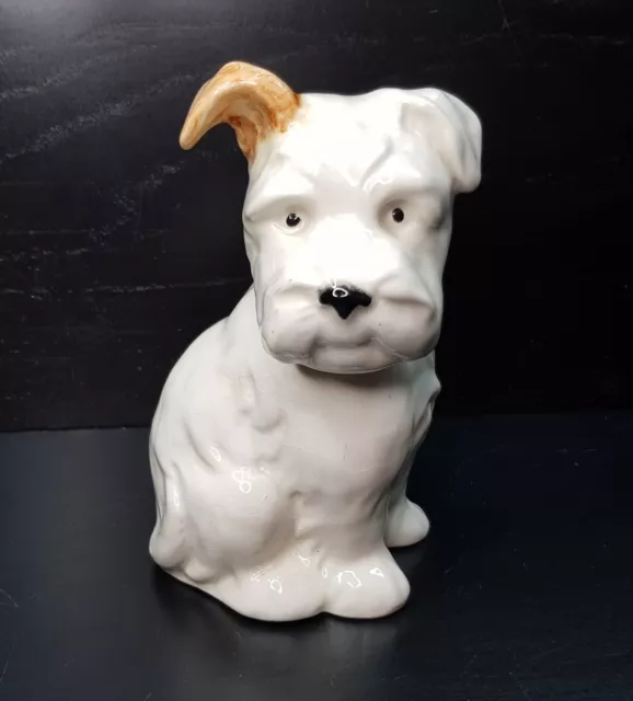 BESWICK POTTERY SITTING TERRIER PUPPY DOG CERAMIC STATUE FIGURINE 16cm TALL 308