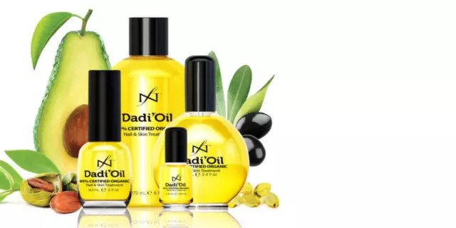 Dadi' Oil 95% zertifizierte Bio Nagel & Hautbehandlung 3,75ml 14,3ml 72ml 172ml